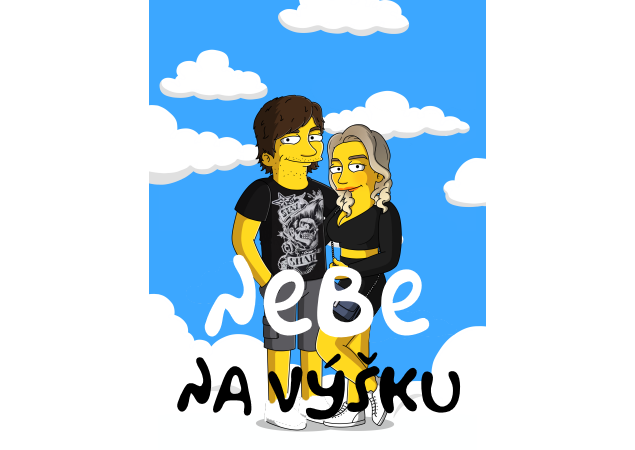 Portrét ako Simpsonovci podľa fotografie na mieru